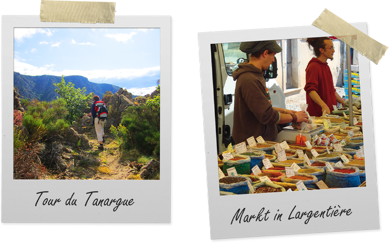 Individualwanderung durch die Berge der Ardèche
